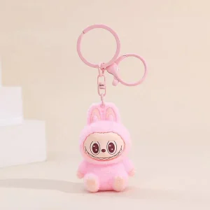 Portachiavi Labubu rosa THE MONSTERS