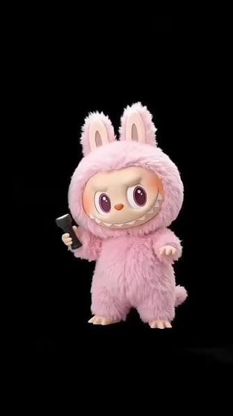 bambola Labubu rosa bambola Labubu rosa